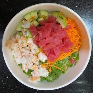 Yaki Salmon Poke Bowl